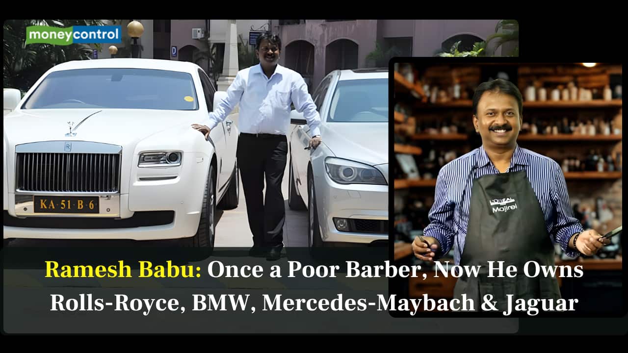Once a poor barber, Ramesh Babu now owns Rolls-Royce, BMW, Mercedes-Maybach &amp; Jaguar — his car collection will shock you