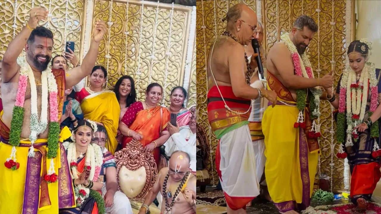 Singer  Raghu Dixit ties the knot with GRAMMY Award nominee Varijashree Venugopal in an intimate wedding ceremony