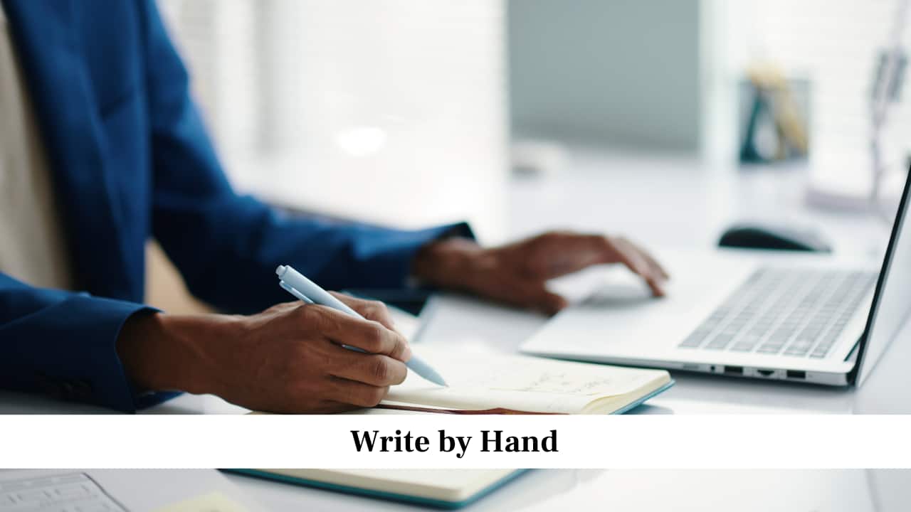 Write by Hand