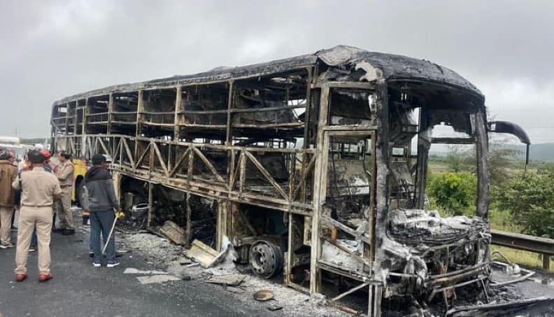 New twist in Kurnool bus fire: Andhra police suspect 'third driver' triggered deadly chain of events