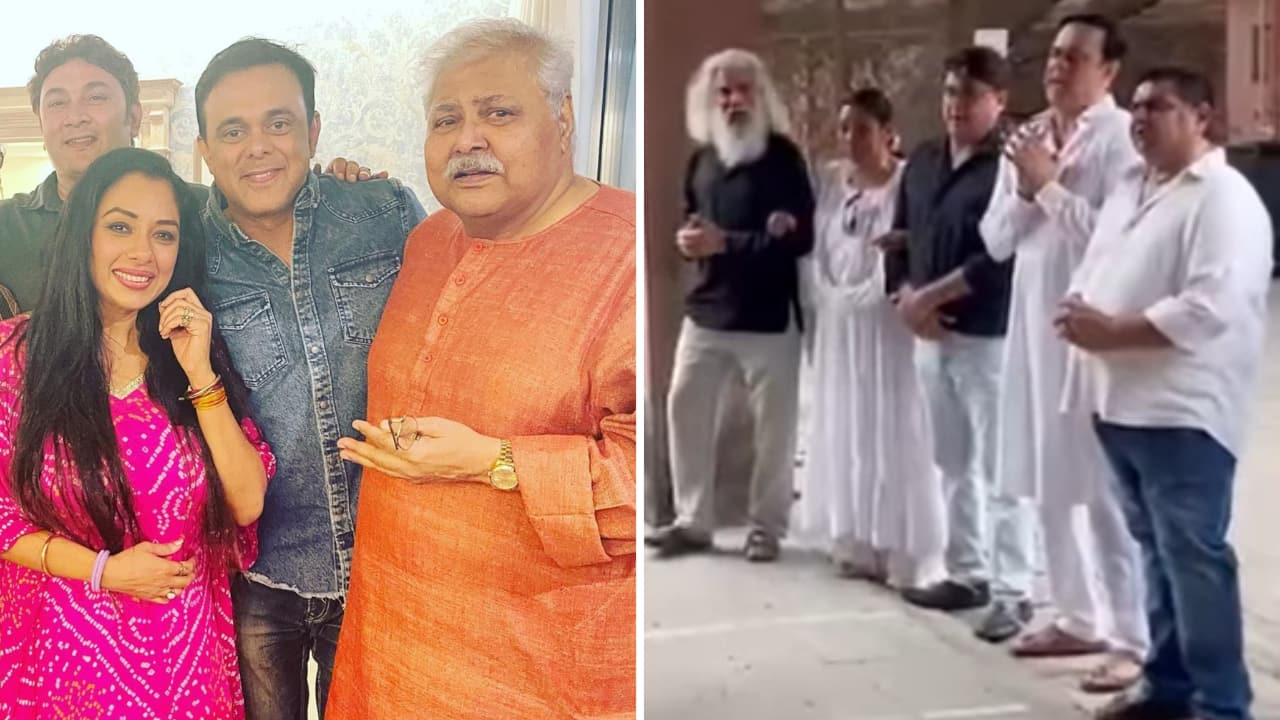 Rupali Ganguly, Sumeet Raghavan, Rajesh Kumar bid tearful farewell to Satish Shah, sing Sarabhai vs. Sarabhai title track: Watch