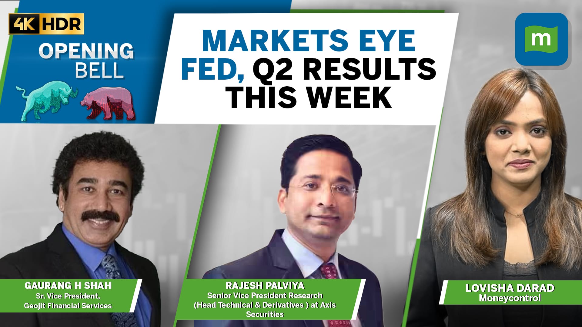 Live: Nifty enters busy Q2 earnings week, FOMC meeting | Opening Bell