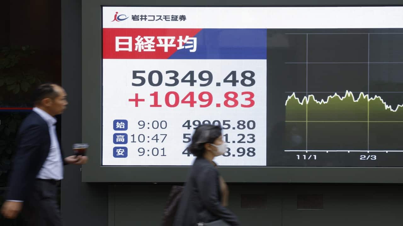Japan’s Nikkei breaks key 50,000 level ahead of Trump meeting