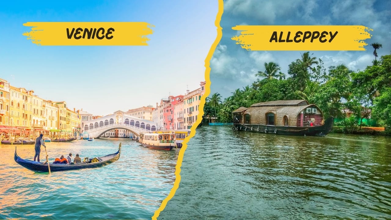 <strong>6. Skip Venice, Go to Alleppey, Kerala</strong><br />Imagine drifting through serene waterways, palm trees mirrored in quiet lagoons. Alleppey’s houseboats offer all the romance of Venice, but with the scent of coconut curry and the song of monsoon rain. (Image: Canva)