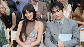 For the high-profile evening, V brought a touch of Korean heritage to Hollywood.