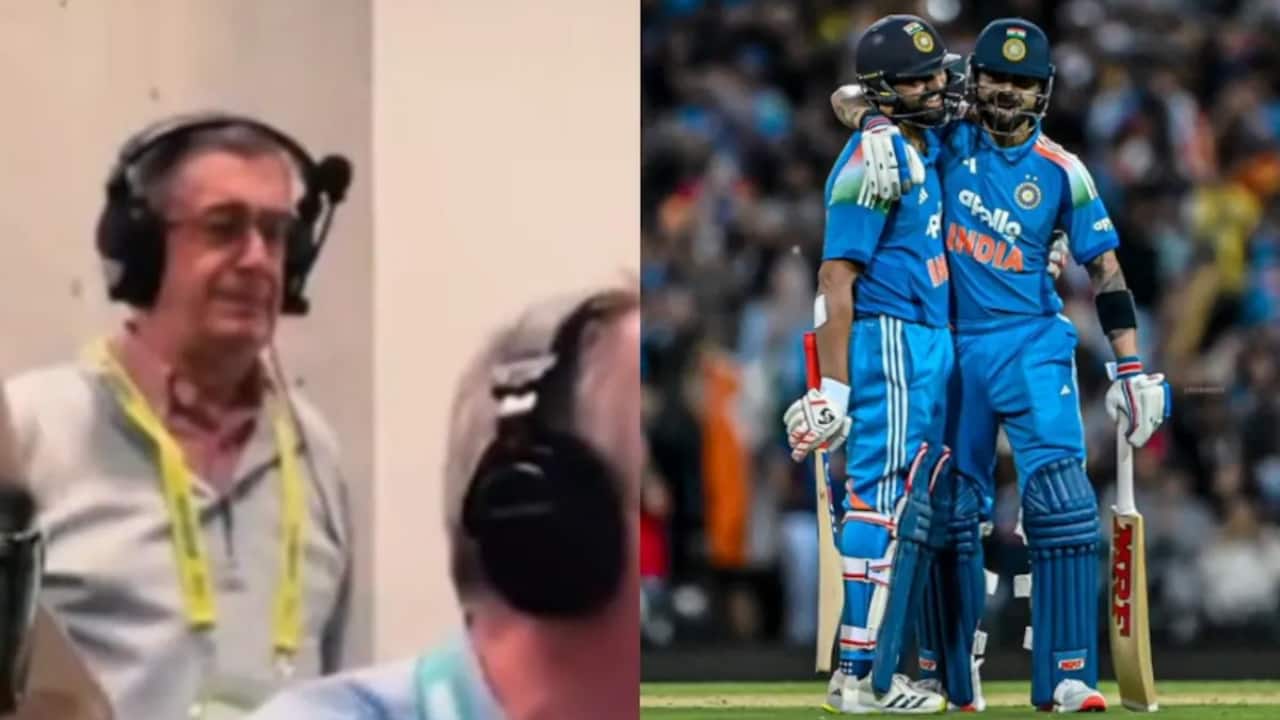 WATCH: Australian commentator tears up watching Rohit Sharma, Virat Kohli in Sydney ODI