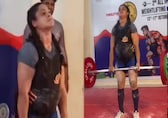 WATCH: Delhi Police constable, 7 months pregnant, lifts 145 Kg, wins bronze medal
