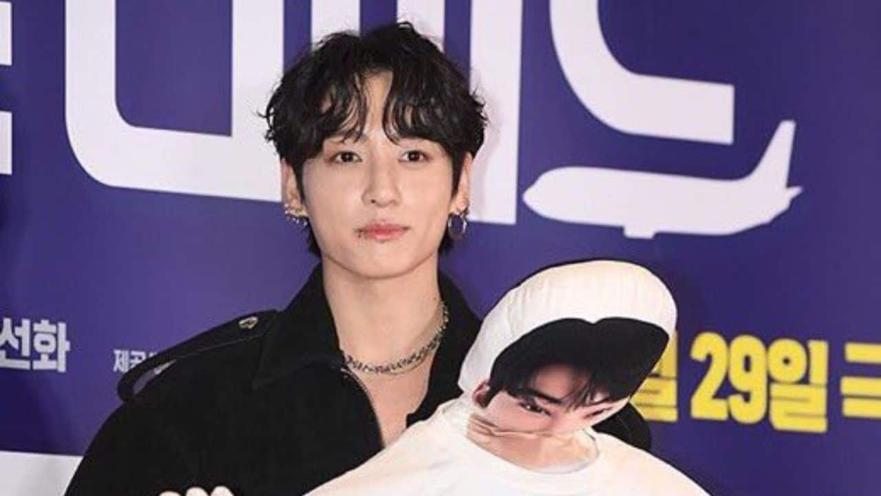 BTS' Jungkook attends The First Ride's premiere holding a life-size doll of ASTRO's Cha Eun Woo: Watch
