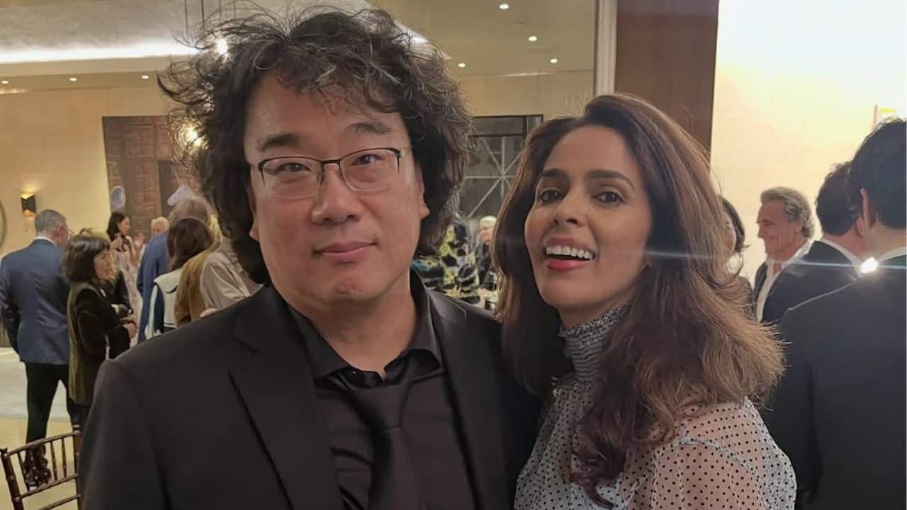 Mallika Sherawat meets Oscar-winning director Bong Joon-ho, calls him a “Maestro”