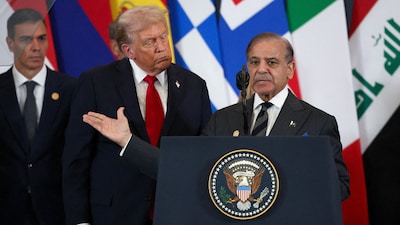 ‘Gold medal in flattery’: Husain Haqqani ridicules Pakistan PM Shehbaz Sharif’s fresh praise for Donald Trump