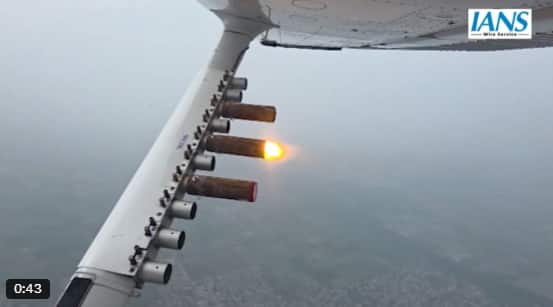 Watch: Aircraft seeds clouds in Delhi to bring rain to clear toxic air