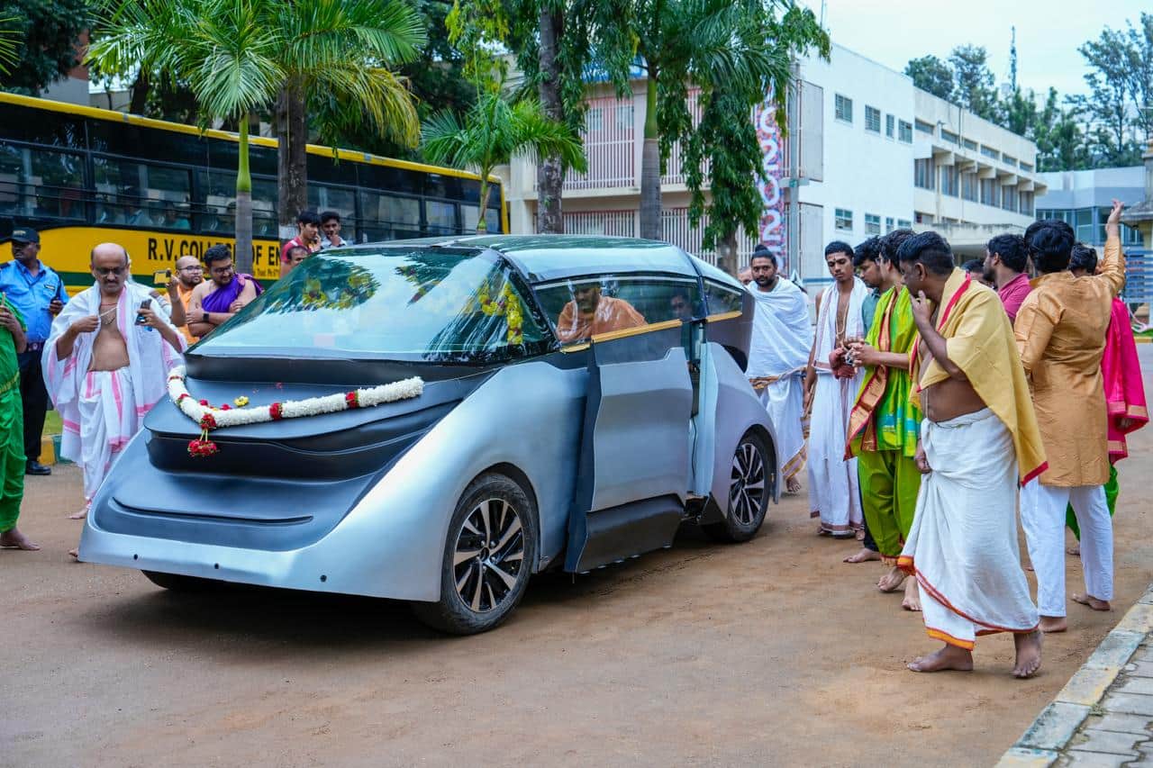 Driverless car built by Wipro, IISc & RV college, unveiled in Bengaluru
