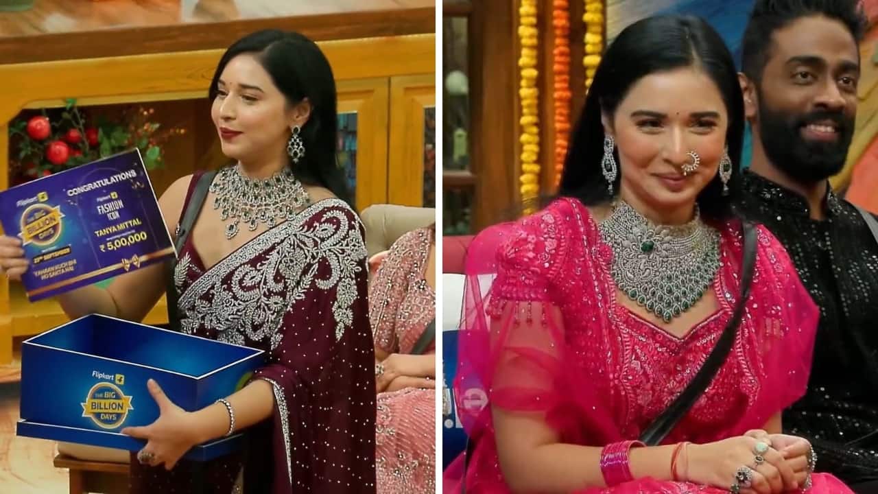 Tanya Mittal’s jaw-dropping moments in desi sarees, gloves, and heavy jewellery (Images: Instagram, X)