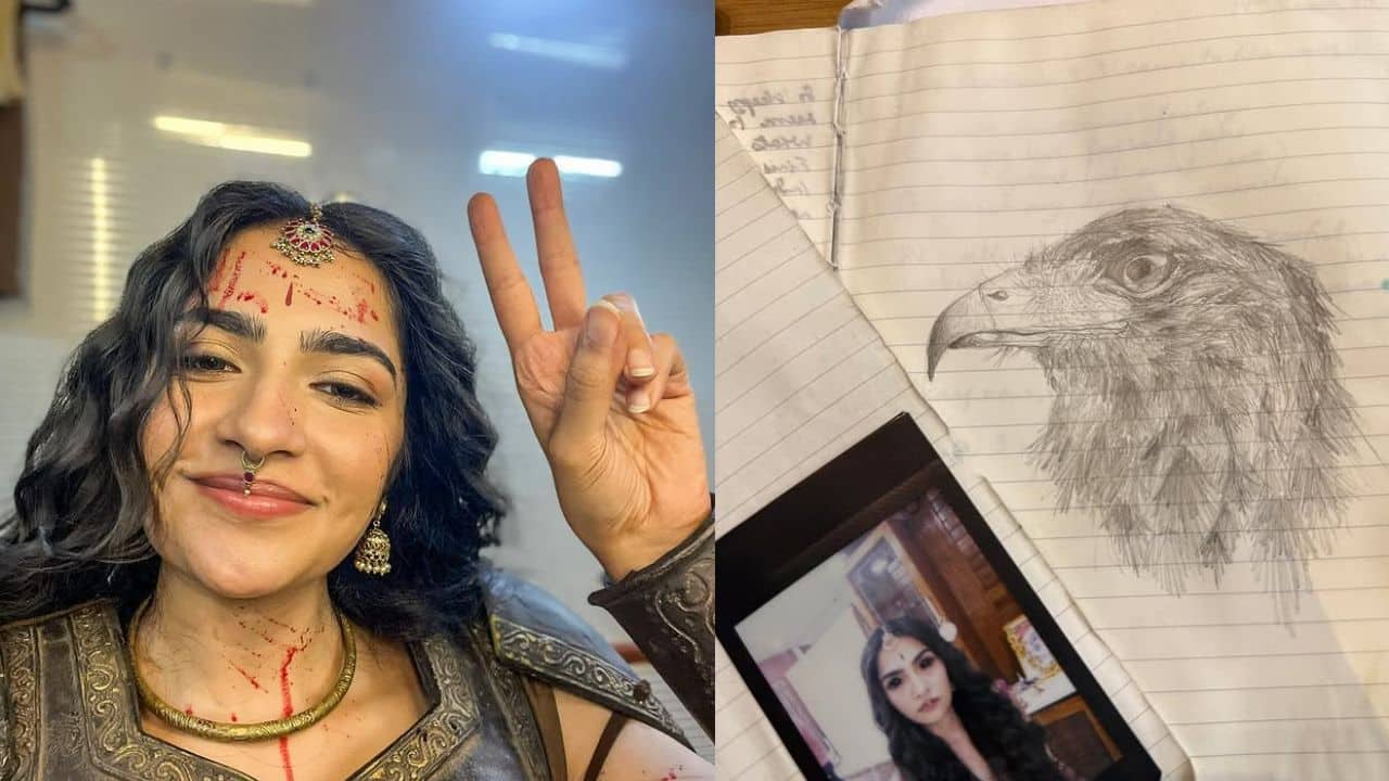 Rukmini Vasanth shares unseen BTS pics from the sets of Kantara Chapter 1: See post