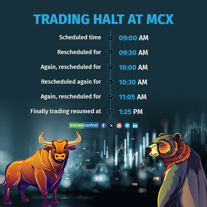 Trading halt at MCX