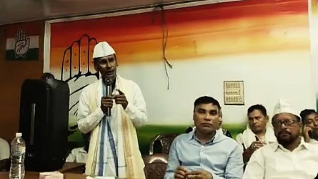 Congress leader sings Bangladesh national anthem in Assam, BJP cries foul | Watch