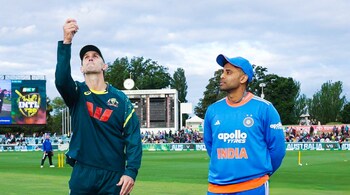 Explained: Why India vs Australia 1st T20I lost overs despite short rain breaks. (Photo: Cricket Australia)