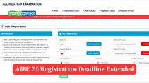AIBE 20 Registration Deadline Extended, Check revised schedule and direct link to apply here