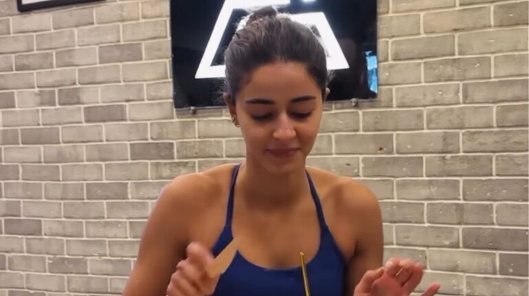 Ananya Panday celebrates her birthday eve in the gym
