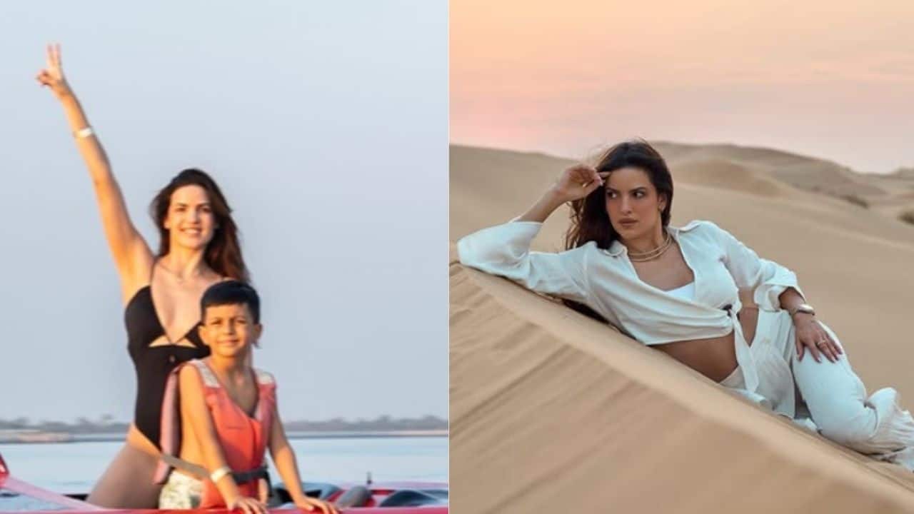 Natasa Stankovic and son Agastya’s Abu Dhabi adventures win hearts online; see here