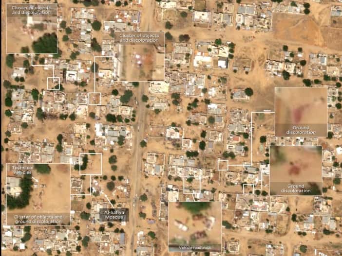 Satellite images expose mass killings in Sudan’s El-Fasher after RSF takeover