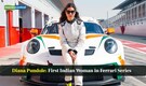 Diana Pundole makes history as first Indian woman to race in global Ferrari series