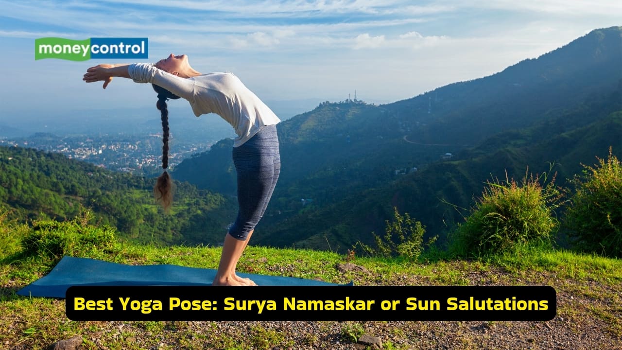 Best yoga pose: Surya Namaskar or Sun Salutations (Image: Canva)