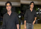 Saiyaara fame Ahaan Panday spotted in new haircut at cousin Ananya Panday's birthday party