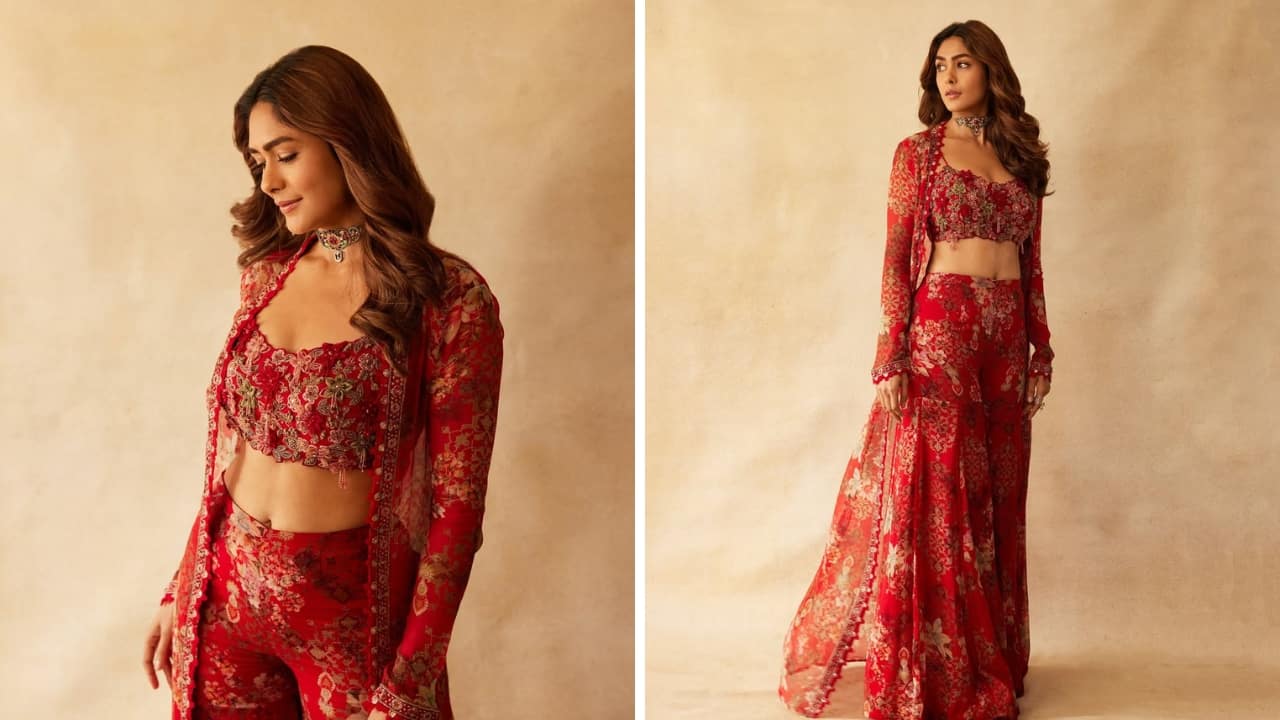 Mrunal Thakur looks in traditional ensembles and jewellery (Images: Instagram)