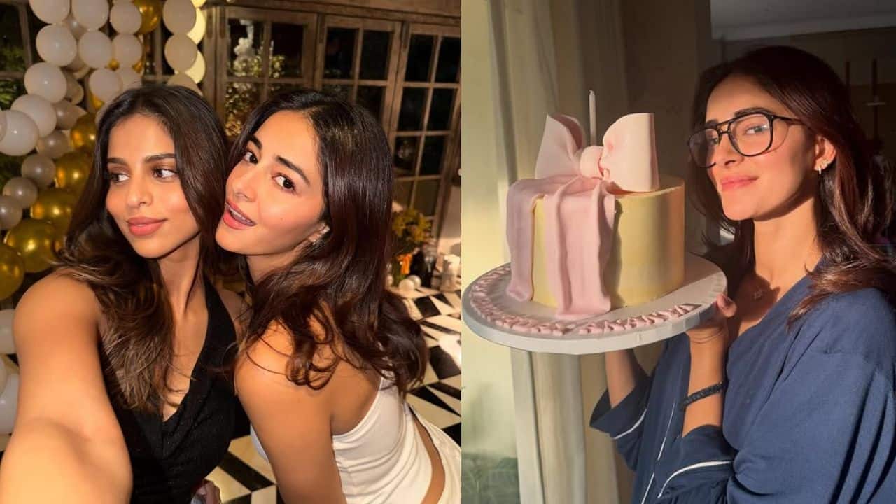 Ananya Panday rings in 27th Birthday with Suhana Khan, Shanaya Kapoor, and Ahaan Panday; shares fun glimpses from the bash