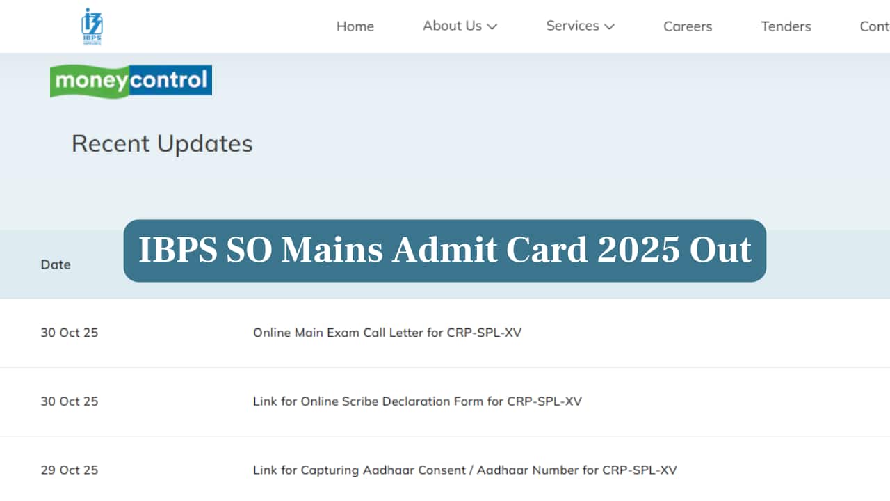 IBPS SO Mains Admit Card 2025 Released at ibps.in, Direct link here