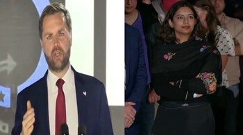 Indian-origin student confronts Vance on immigration (Video grab)