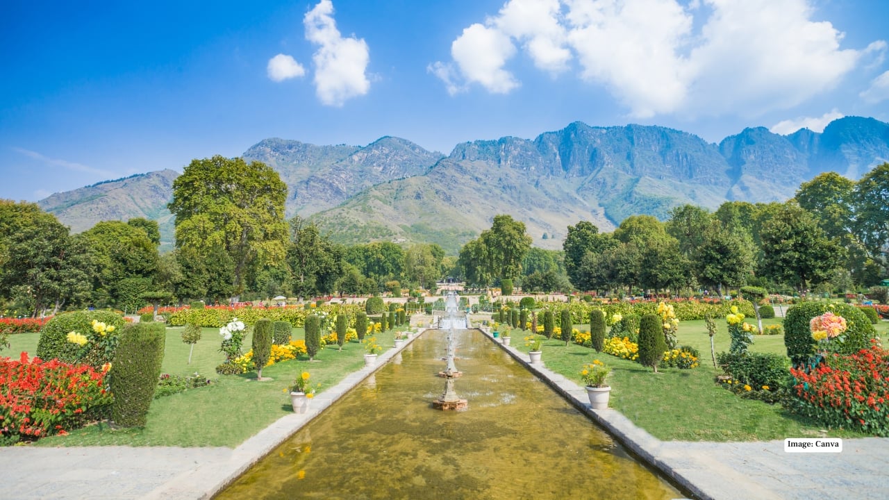 2. Nishat Bagh, Srinagar Meaning “Garden of Joy,” Nishat Bagh was built by Asif Khan, Nur Jahan’s brother. Overlooking the Dal Lake, it’s famed for its 12 terraces — each symbolizing a zodiac sign — and stunning views of the Zabarwan Range. 2. Nishat Bagh, Srinagar Meaning “Garden of Joy,” Nishat Bagh was built by Asif Khan, Nur Jahan’s brother. Overlooking the Dal Lake, it’s famed for its 12 terraces — each symbolizing a zodiac sign — and stunning views of the Zabarwan Range.