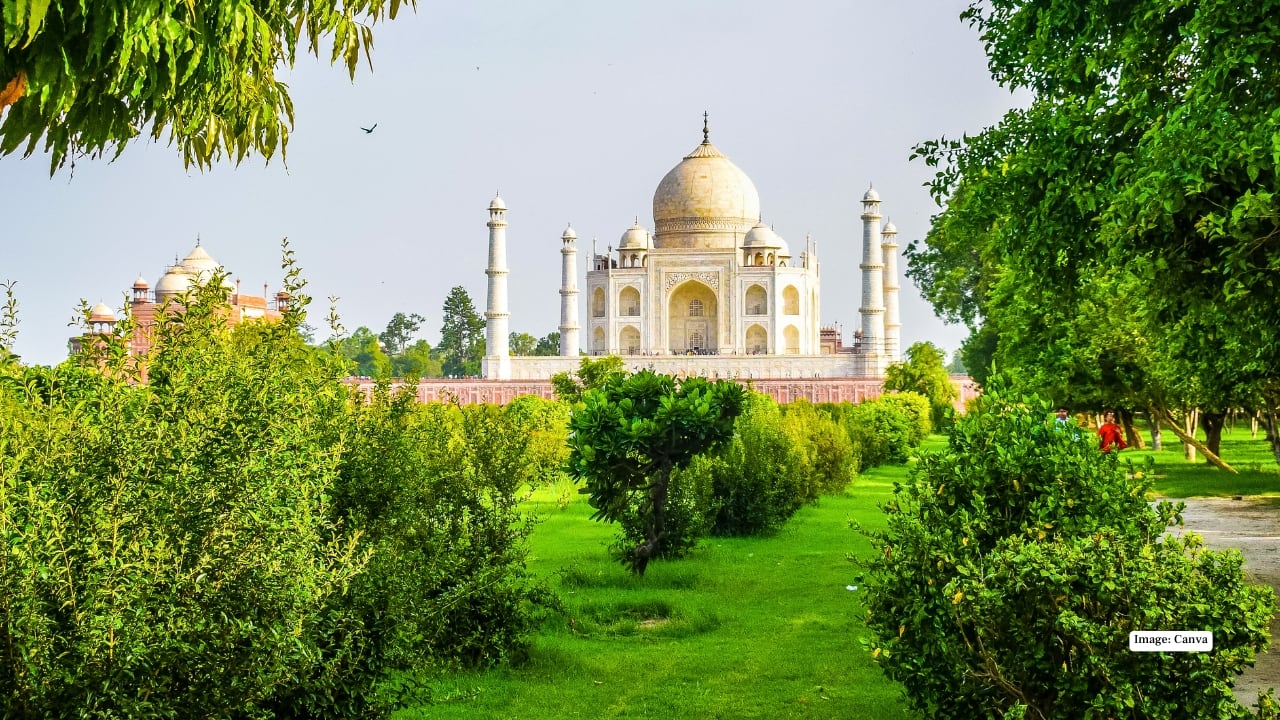 8. Mehtab Bagh, Agra Situated directly across the Yamuna River from the Taj Mahal, Mehtab Bagh (“Moonlight Garden”) was laid out by Emperor Babur. Restored in the 1990s, it offers a serene, crowd-free view of the Taj framed by greenery. 8. Mehtab Bagh, Agra Situated directly across the Yamuna River from the Taj Mahal, Mehtab Bagh (“Moonlight Garden”) was laid out by Emperor Babur. Restored in the 1990s, it offers a serene, crowd-free view of the Taj framed by greenery.