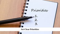 Set Clear Priorities<br />Not all tasks are equally important. Learn to identify which work needs to be done first. For example, complete assignments that are due soon before focusing on long term projects. When you prioritise well, you save time and improve your focus on what matters most each day.