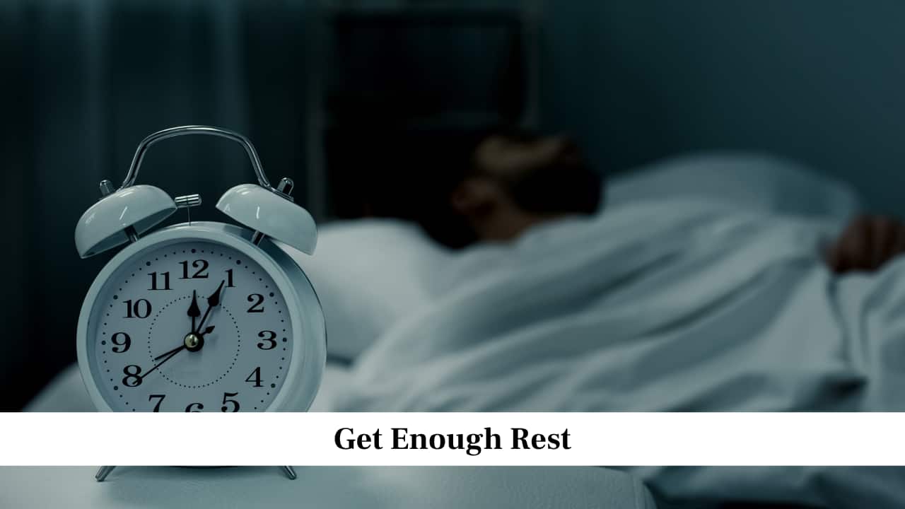 Get Enough Rest<br />Proper rest keeps your mind sharp and helps you manage time more effectively. Avoid studying late every night and try to get enough sleep. A well rested mind can focus better, remember more, and complete work in less time.