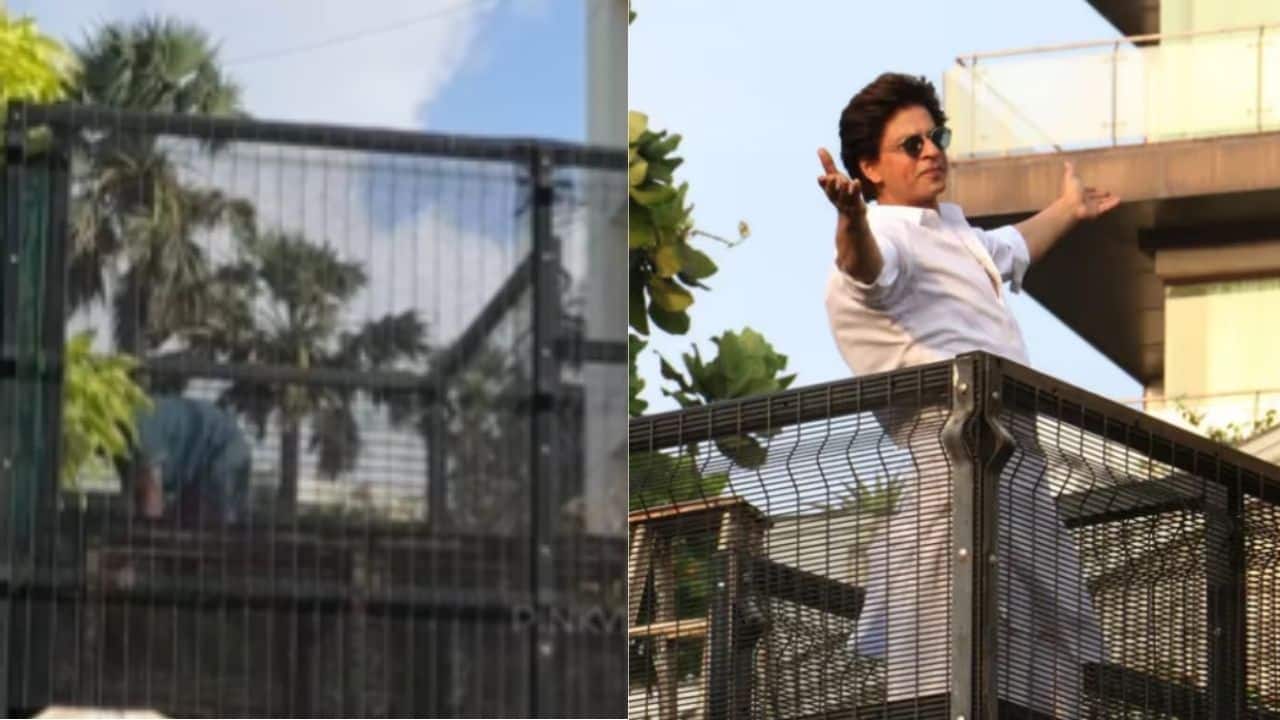 Shah Rukh Khan’s Mannat gears up for the superstar’s grand 60th birthday celebration, watch
