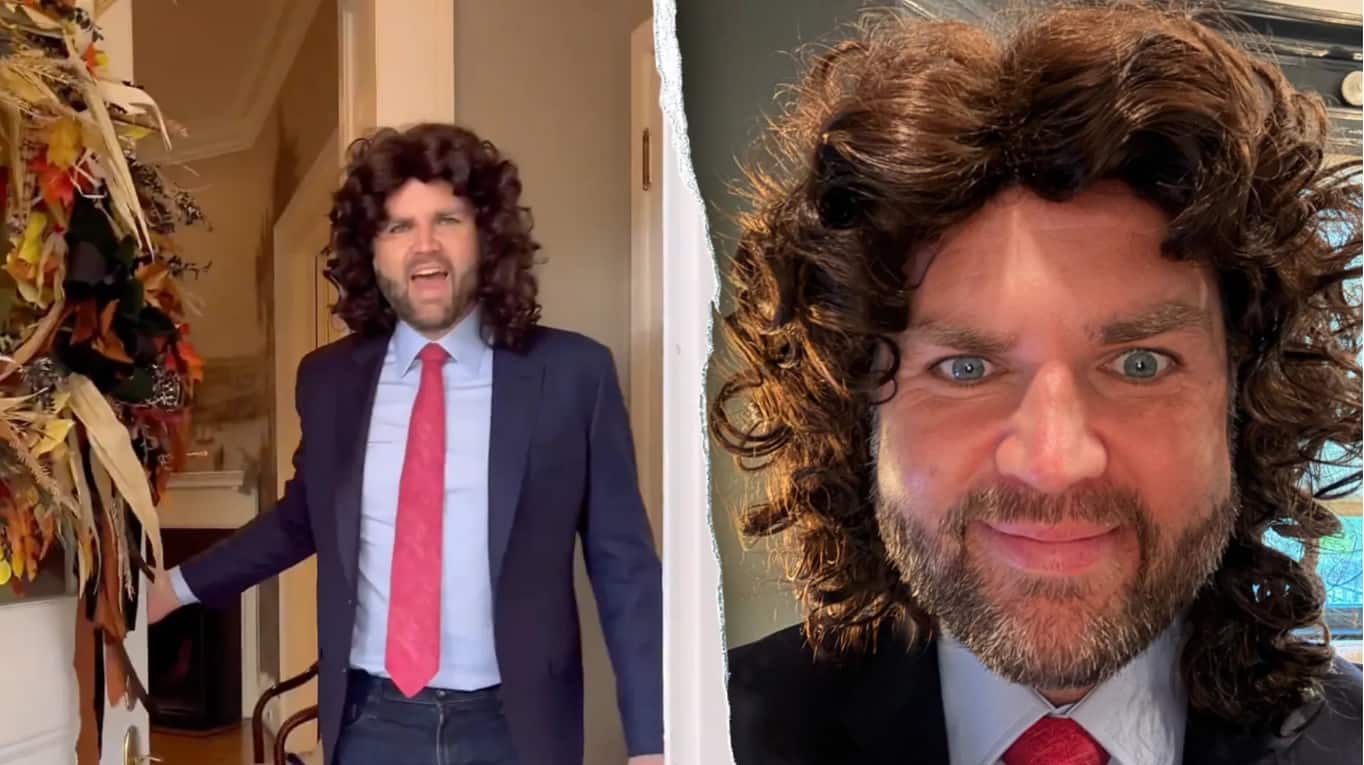 JD Vance dressed as his own meme for Halloween, and the internet noticed | Watch