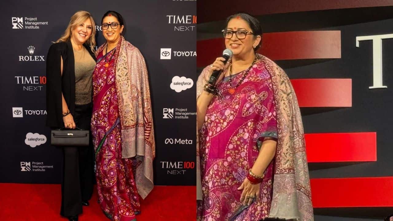 Smriti Irani shines on the global stage at TIME100NEXT, launches a nationwide initiative to empower 100,000 women entrepreneurs