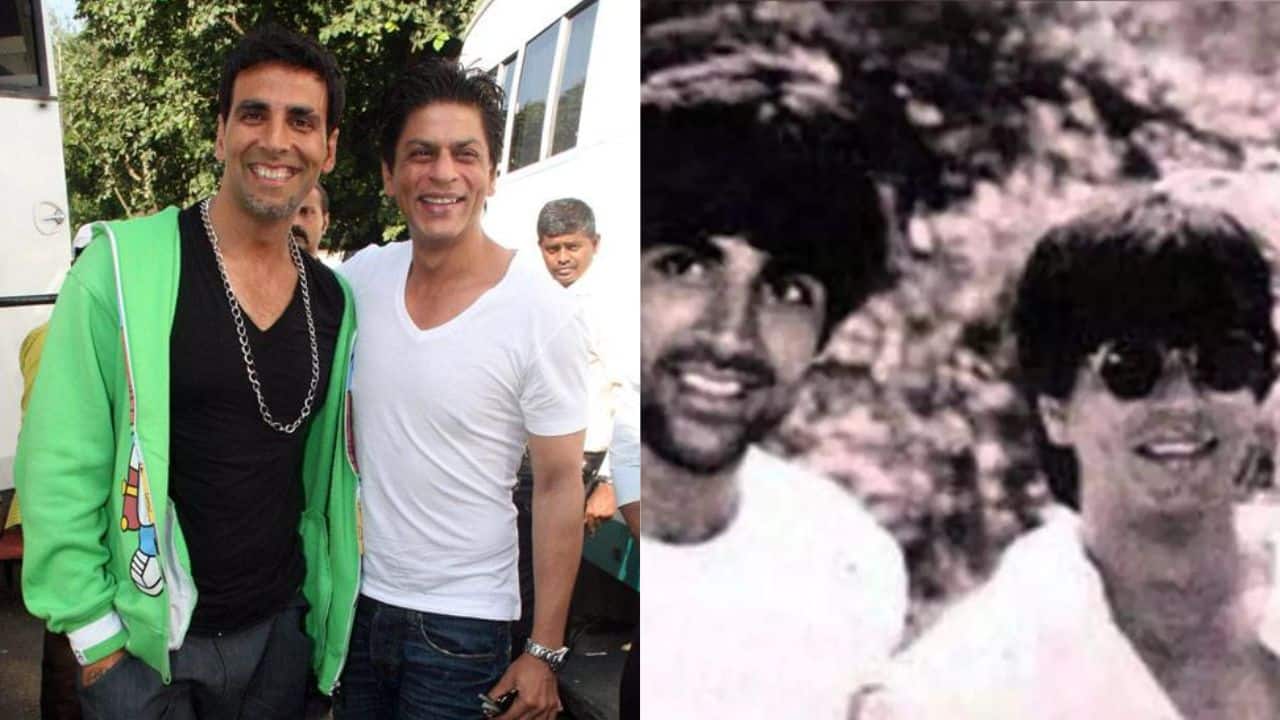 Akshay Kumar shares rare pic with Shah Rukh Khan along with a witty message on his 60th birthday: &quot;60 ka lagta nahi hai vaise tu kahin se&quot;