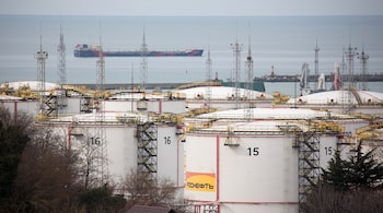 Oil storage tanks at a refinery operated by Rosneft in Tuapse, Russia. Bloomberg