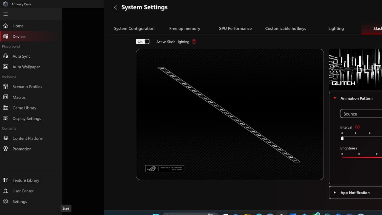 Armory Crate - features and PC controls