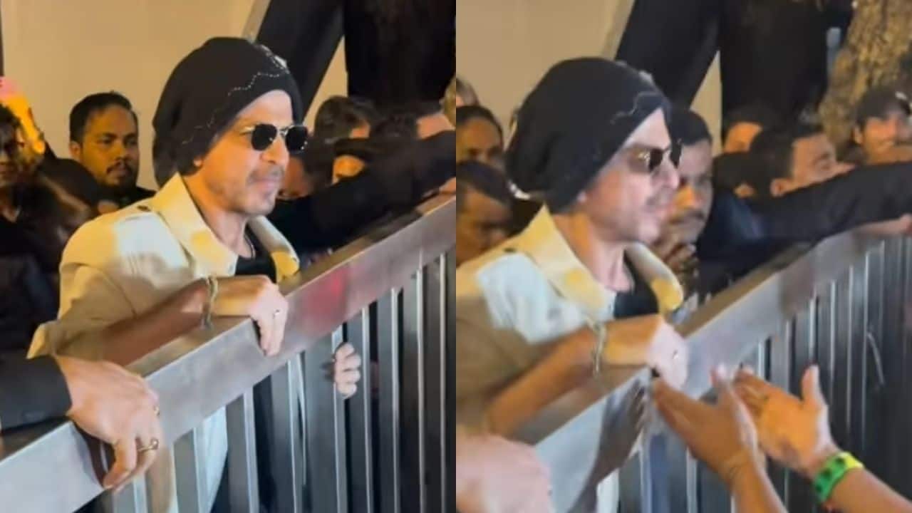 Shah Rukh Khan finally greets fans after skipping Mannat appearance for safety reasons, watch