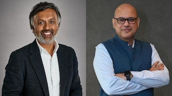 (L-R) Rinesh Patel, Global Head of Financial Services and Vijayant Rai, MD - India at Snowflake