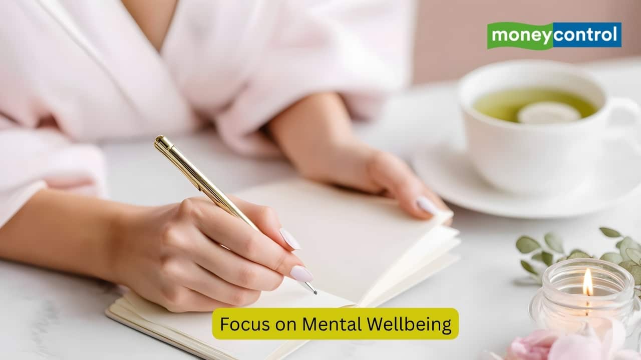 Focus on Mental Wellbeing Writing a journal, talking to a therapist, or simply expressing emotions helps reduce inner stress. Encouraging children to share their feelings builds emotional awareness early on. (Image: Canva)