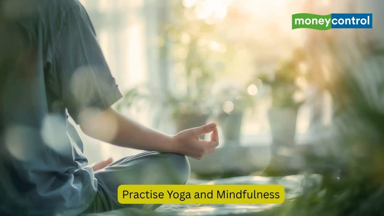 Practise Yoga and Mindfulness Ten minutes of mindfulness, meditation, or breathing daily can calm the body’s stress response. These practices improve focus, emotional control, and resilience. (Image: Canva)