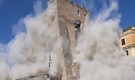 Medieval tower partially collapses in Rome, trapping worker