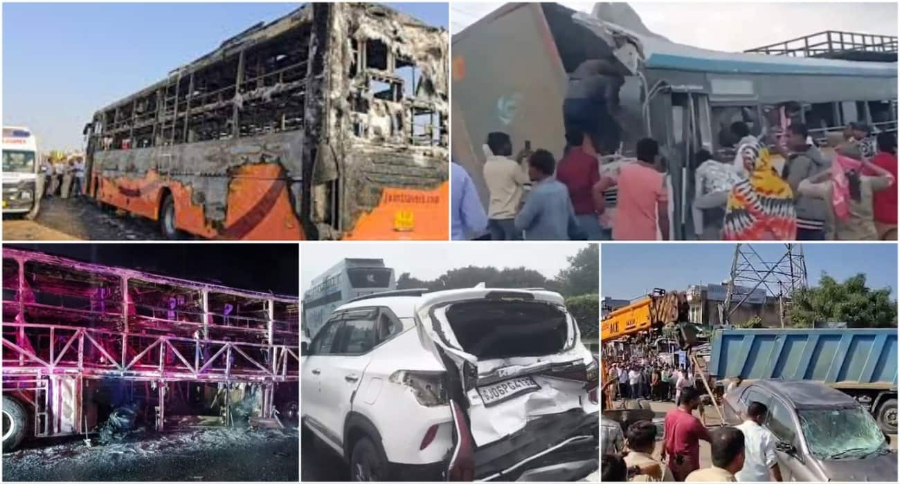 India's killer bus rides: Five horror crashes leave 75 dead in just one month - Who is accountable?