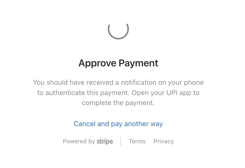 UPI payments fail