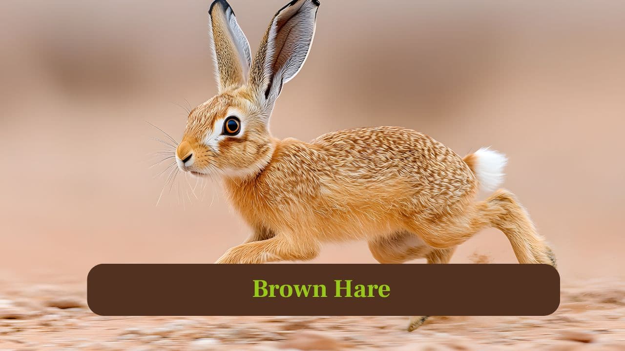 10. Brown Hare: Brown hares can hit 47 miles per hour, using zigzag running techniques to evade predators in open fields. (Image: Canva)